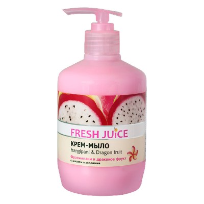 Крем-мило Fresh Juice frangipani&dragon fruit 460г з дозатором