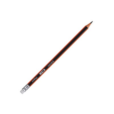 Олівець графітовий BLACK PEPS HB, з гумкою, коробка з підвісом