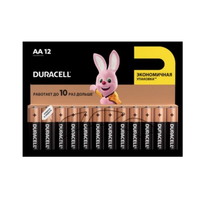 DURACELL Basic AA батарейки алк. 1.5V LR6 12шт Бельгія