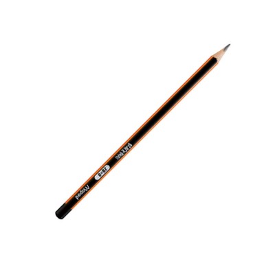 Олівець графітовий BLACK PEPS 2B, без гумки, коробка з підвісом
