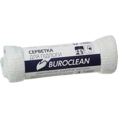 Серветка для підлоги б/п, 50х70см, біла, Buroclean