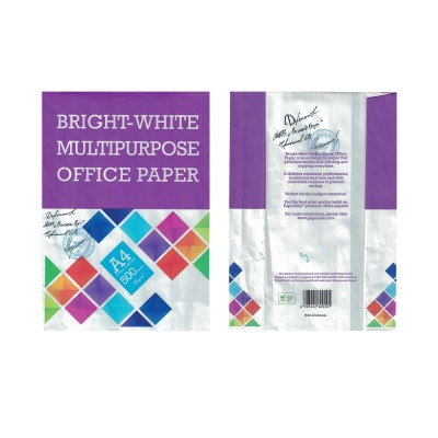 Папір для друку А4  BRIGHT WIGHT MULTIPURPOSE OFFICE PAPER 75 g/m2, 500 аркушів