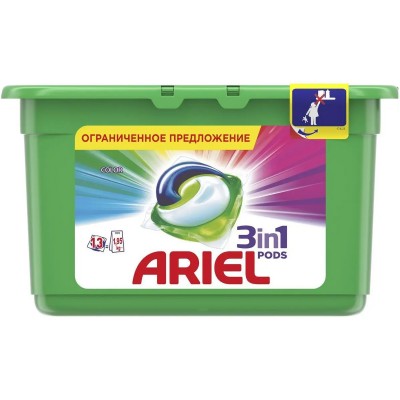 Капсули розчинні ARIEL авт колор 13*27г