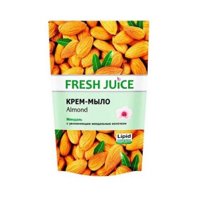 Дойпак-пакет крем-мило Fresh Juice мигдаль 460 г