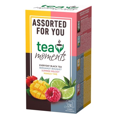 Tea Moments набір чаїв у сашетах Assorted for You 40,8г (4 смаки*6 саш*1,7)