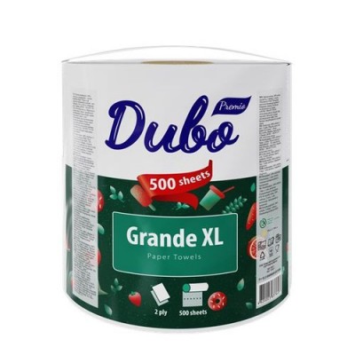 Рушник целюлозний "Диво GRANDE XL", по 1 рул., на гільзі, 2-х шар., білий