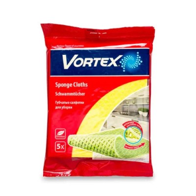 Губки-серветки Vortex 18*20см 5шт 18402900,-903