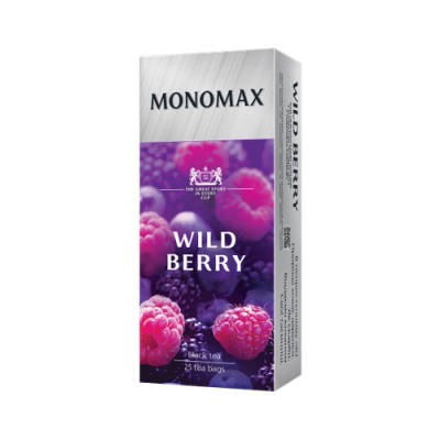 Чай чорний 1.5г*25, пакет, WILD BERRY, МОNОМАХ