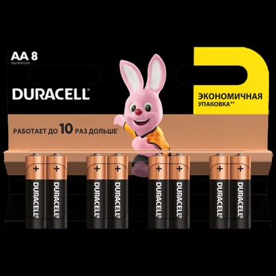 DURACELL Basic AA батарейки алк. 1.5V LR6 8шт Бельгія