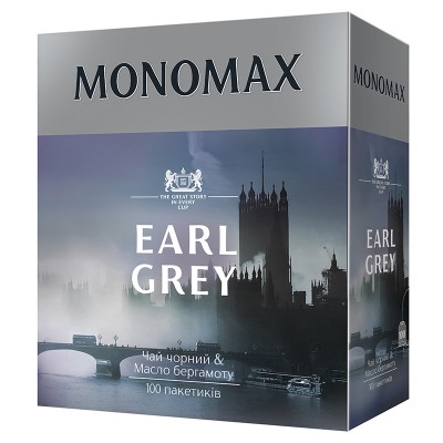 Чай чорний Мономах Earl Grey 100 х 2 г