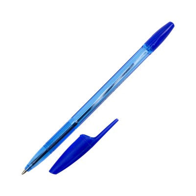 Ручка кулькова ECONOMIX ICE PEN 0,5 мм. Корпус напівпрозорий, пише синім