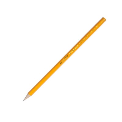 Олівець графітовий HB, жовтий, без гумки,  JOBMAX