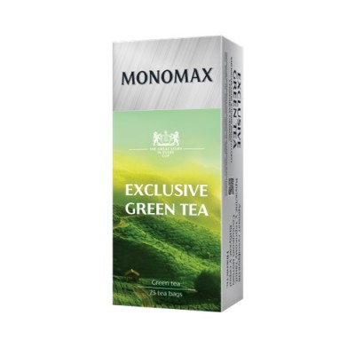 Чай зелений 1.5г*25, пакет, EXCLUSIVE GREEN TEA, МОNОМАХ